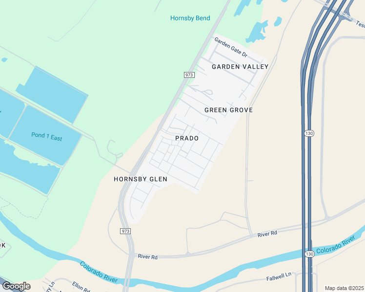 map of restaurants, bars, coffee shops, grocery stores, and more near Los Olivios Way in Austin