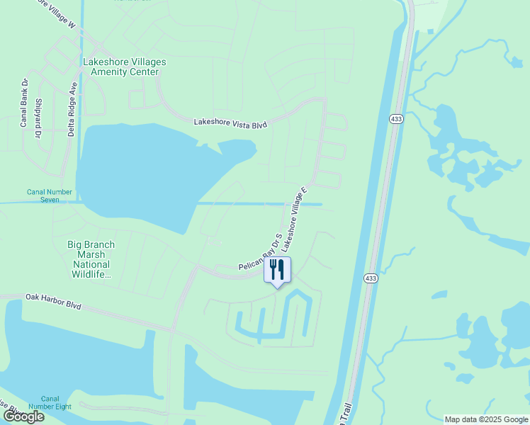 map of restaurants, bars, coffee shops, grocery stores, and more near 403 Short Bough Lane in Slidell