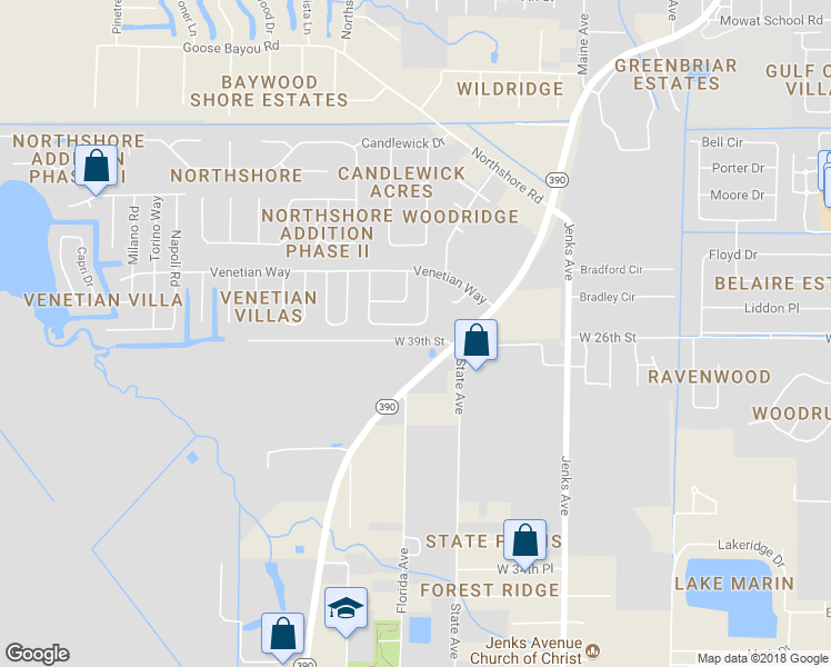 map of restaurants, bars, coffee shops, grocery stores, and more near 515 Palermo Road in Panama City