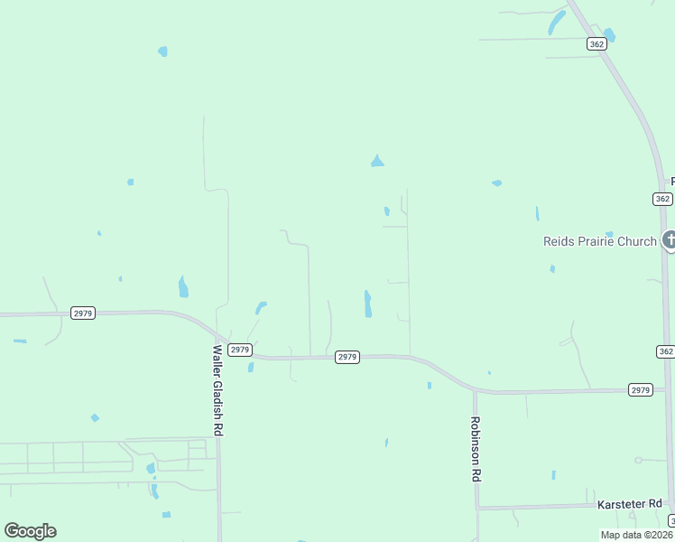 map of restaurants, bars, coffee shops, grocery stores, and more near 30259 Cook Road in Waller