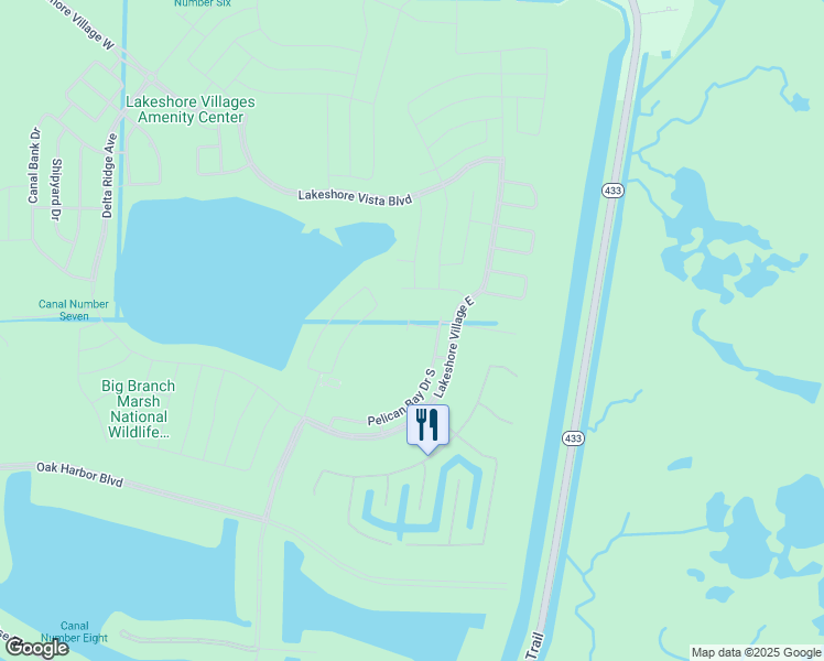 map of restaurants, bars, coffee shops, grocery stores, and more near 403 Short Bough Lane in Slidell
