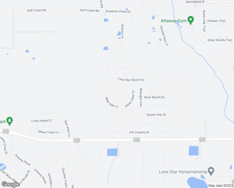 map of restaurants, bars, coffee shops, grocery stores, and more near 16275 Kanani Court in Conroe