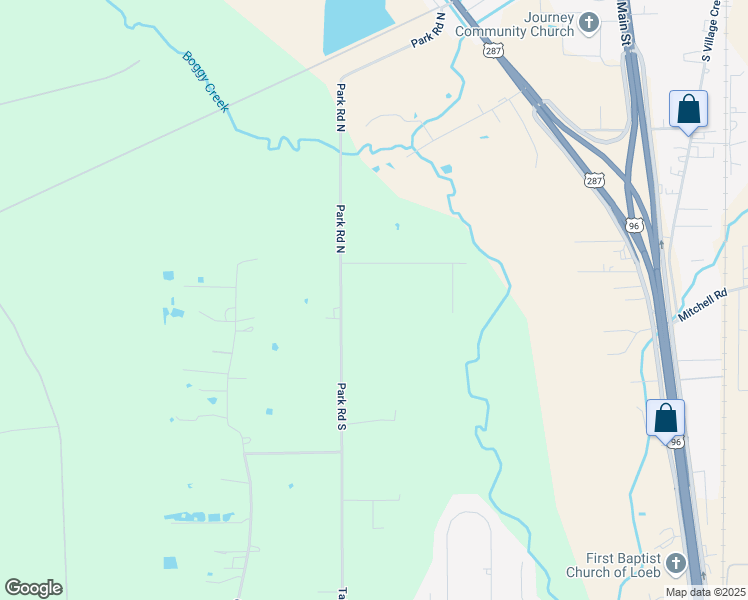 map of restaurants, bars, coffee shops, grocery stores, and more near 7578 Park Road South in Lumberton
