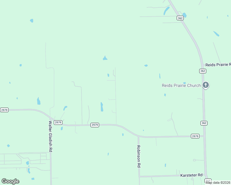 map of restaurants, bars, coffee shops, grocery stores, and more near 30259 Cook Road in Waller