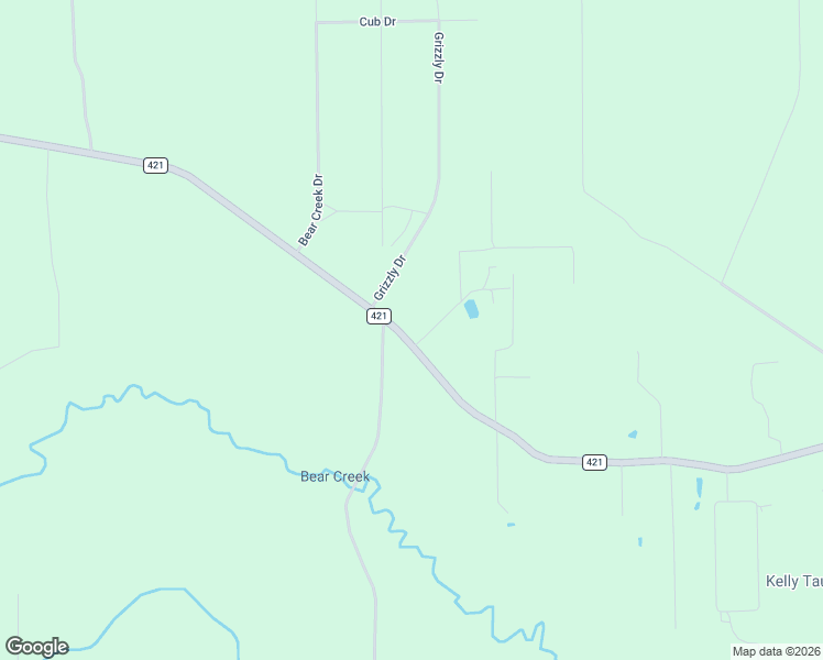 map of restaurants, bars, coffee shops, grocery stores, and more near State Highway 421 in Kountze