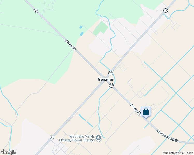 map of restaurants, bars, coffee shops, grocery stores, and more near in Geismar