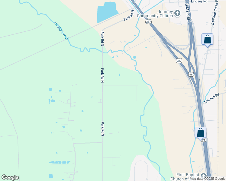 map of restaurants, bars, coffee shops, grocery stores, and more near 7578 Park Road South in Lumberton