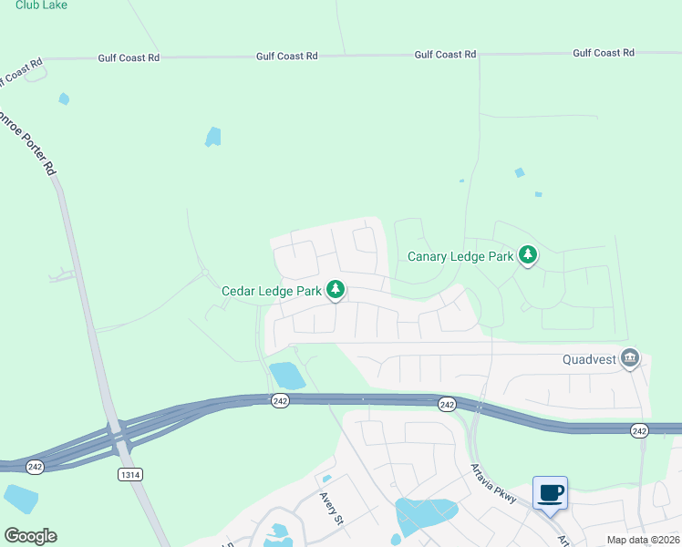 map of restaurants, bars, coffee shops, grocery stores, and more near Unnamed Road in Conroe