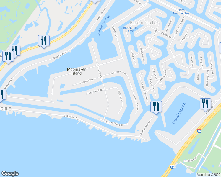 map of restaurants, bars, coffee shops, grocery stores, and more near 1613 Vela Cove in Slidell