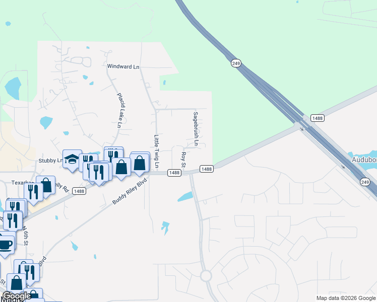 map of restaurants, bars, coffee shops, grocery stores, and more near 160 Roy Street in Magnolia