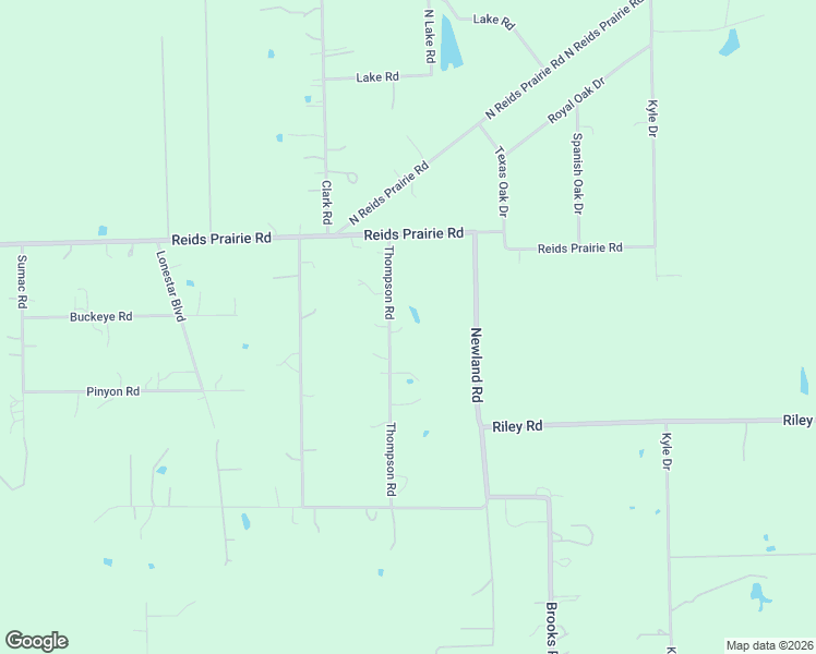 map of restaurants, bars, coffee shops, grocery stores, and more near 25740 Thompson Road in Waller