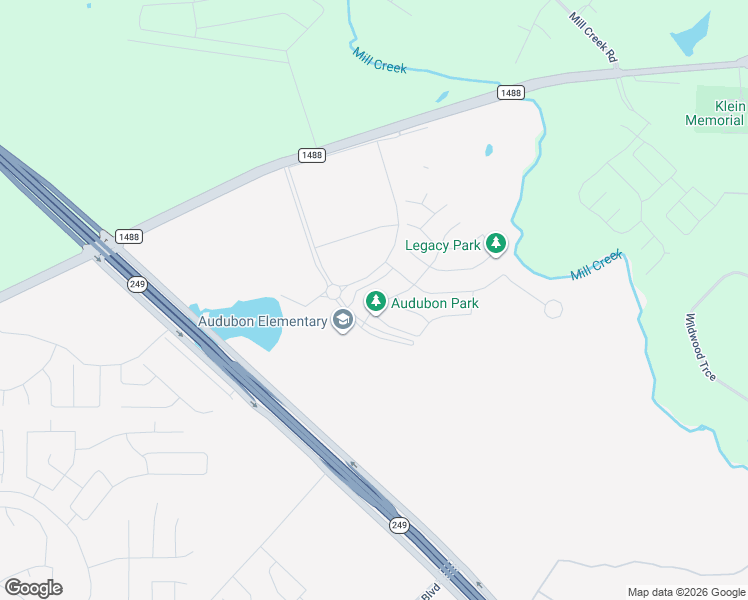 map of restaurants, bars, coffee shops, grocery stores, and more near 17322 Farm to Market Road 1488 in Magnolia