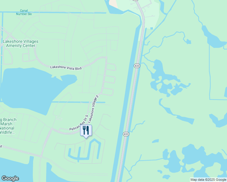 map of restaurants, bars, coffee shops, grocery stores, and more near 268 Grand Isle Court in Slidell