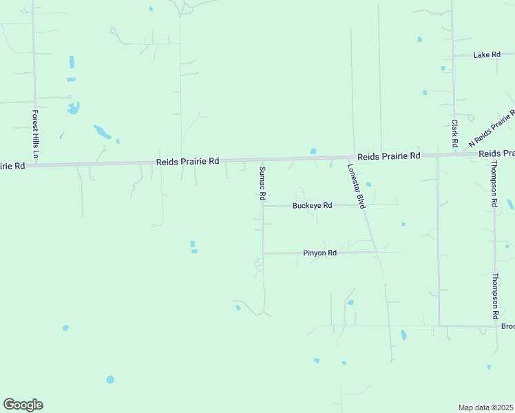 map of restaurants, bars, coffee shops, grocery stores, and more near 25687 Sumac Road in Waller