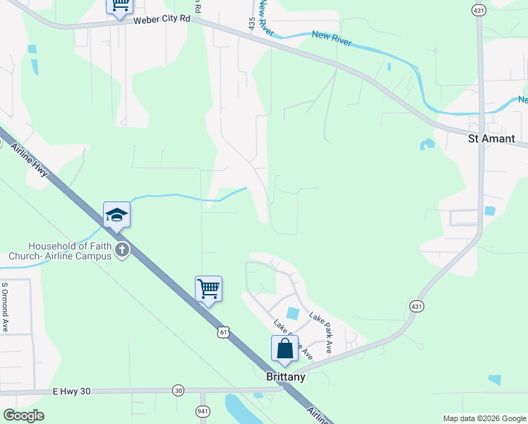 map of restaurants, bars, coffee shops, grocery stores, and more near 10353 Buddy Gore Road in Gonzales