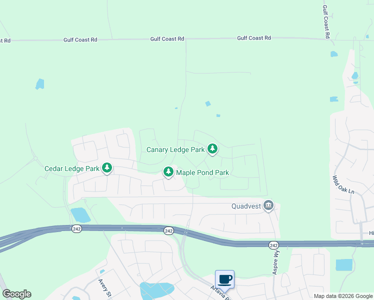 map of restaurants, bars, coffee shops, grocery stores, and more near 16196 Summerset Estates Boulevard in Conroe