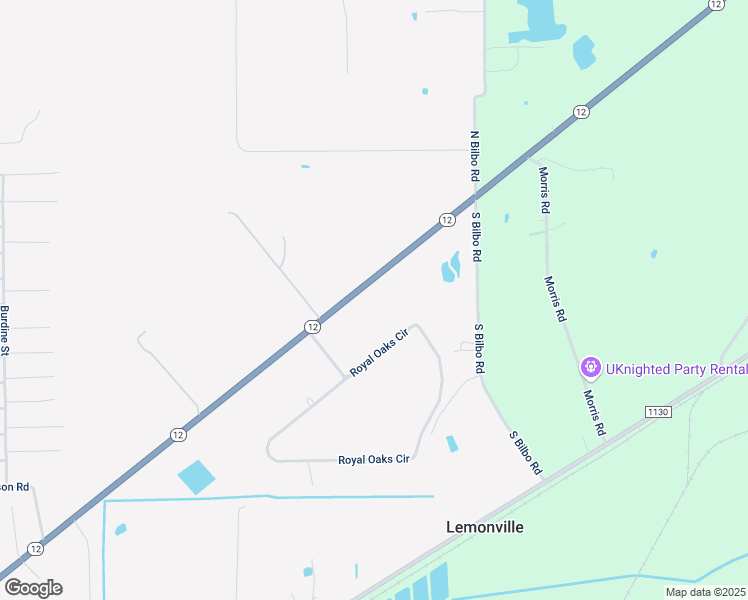 map of restaurants, bars, coffee shops, grocery stores, and more near 13318 Texas 12 in Orange