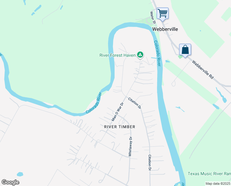 map of restaurants, bars, coffee shops, grocery stores, and more near 1700 Man O War Drive in Del Valle