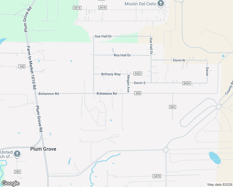 map of restaurants, bars, coffee shops, grocery stores, and more near 949 County Road 343 in Cleveland