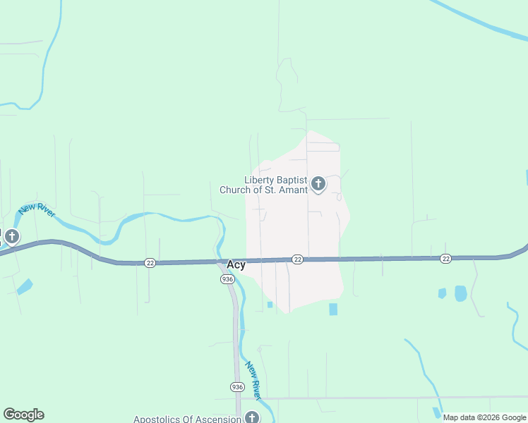 map of restaurants, bars, coffee shops, grocery stores, and more near 10393 Marantha Acres Street in Saint Amant