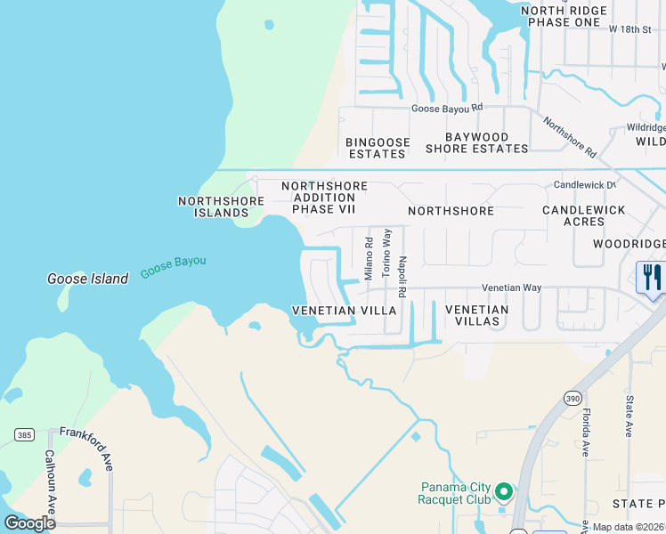 map of restaurants, bars, coffee shops, grocery stores, and more near 4011 Valencia Court in Panama City