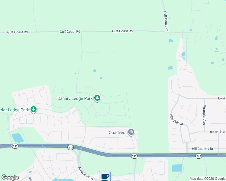 map of restaurants, bars, coffee shops, grocery stores, and more near 16287 Sun View Lane in Conroe