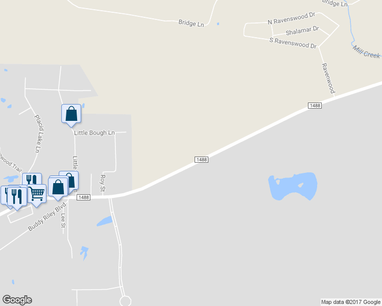 map of restaurants, bars, coffee shops, grocery stores, and more near 16836 Farm to Market Road 1488 in Magnolia