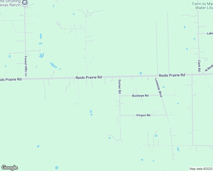 map of restaurants, bars, coffee shops, grocery stores, and more near 31747 Reids Prairie Road in Waller