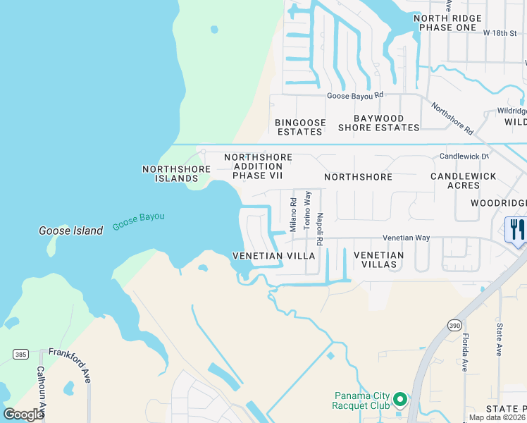 map of restaurants, bars, coffee shops, grocery stores, and more near 4011 Valencia Court in Panama City