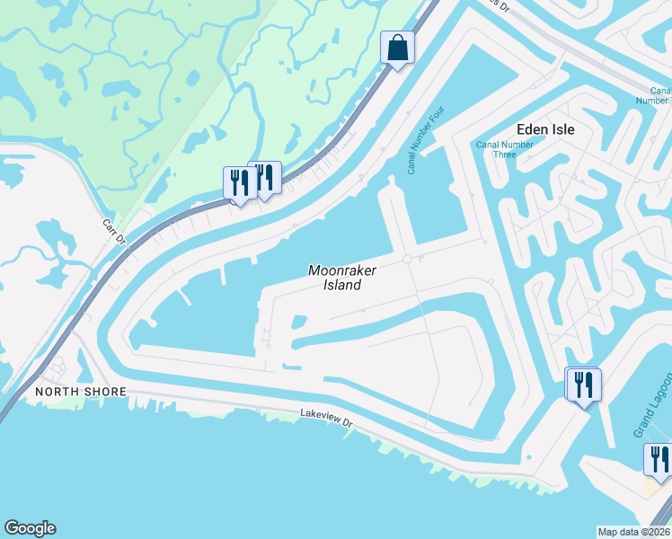 map of restaurants, bars, coffee shops, grocery stores, and more near 1438 Royal Palm Drive in Slidell