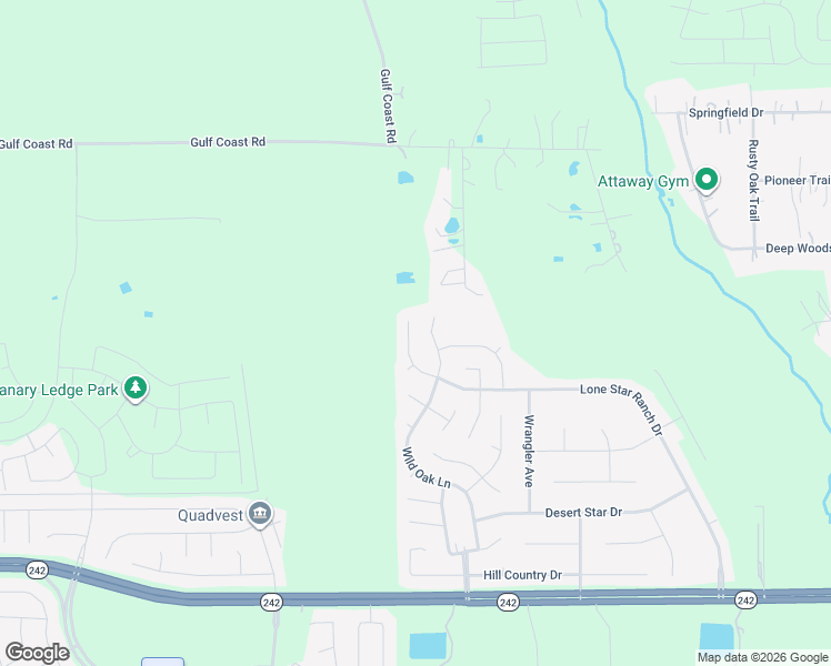 map of restaurants, bars, coffee shops, grocery stores, and more near 16117 Lone Star Ranch Drive in Conroe