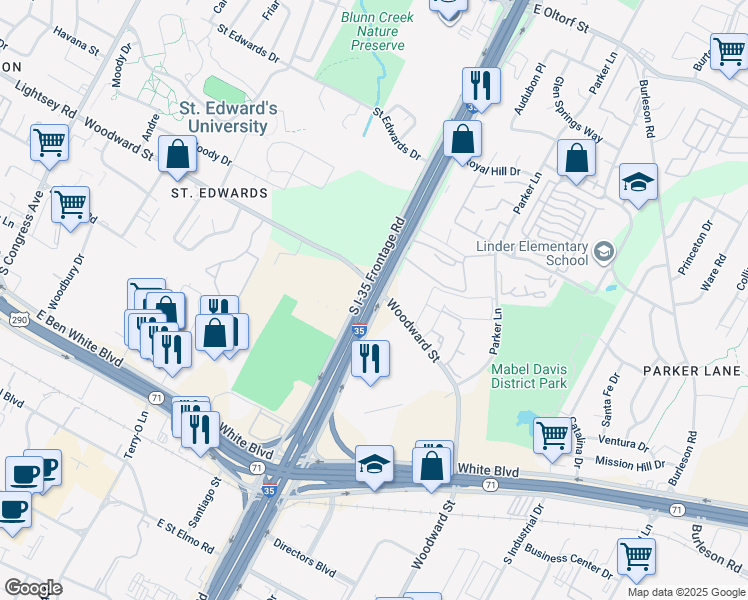 map of restaurants, bars, coffee shops, grocery stores, and more near in 