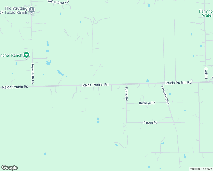 map of restaurants, bars, coffee shops, grocery stores, and more near 31656 Reids Prairie Road in Waller