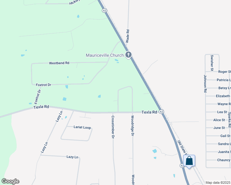 map of restaurants, bars, coffee shops, grocery stores, and more near 6950 Horseshoe Bend Road in Orange