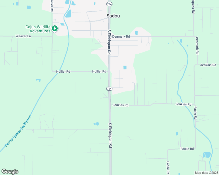 map of restaurants, bars, coffee shops, grocery stores, and more near 1149 S Fieldspan Rd in Duson
