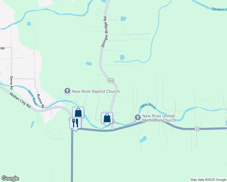 map of restaurants, bars, coffee shops, grocery stores, and more near 10443 Stringer Bridge Road in Saint Amant