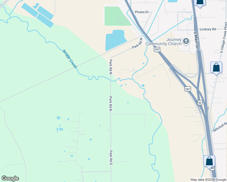 map of restaurants, bars, coffee shops, grocery stores, and more near 9622 Park Road North in Lumberton