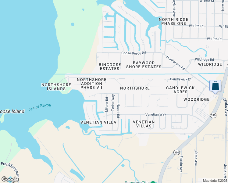 map of restaurants, bars, coffee shops, grocery stores, and more near 1206 Calabria Road in Panama City