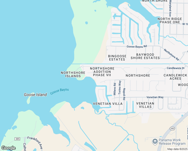 map of restaurants, bars, coffee shops, grocery stores, and more near 1215 Savannah Drive in Panama City