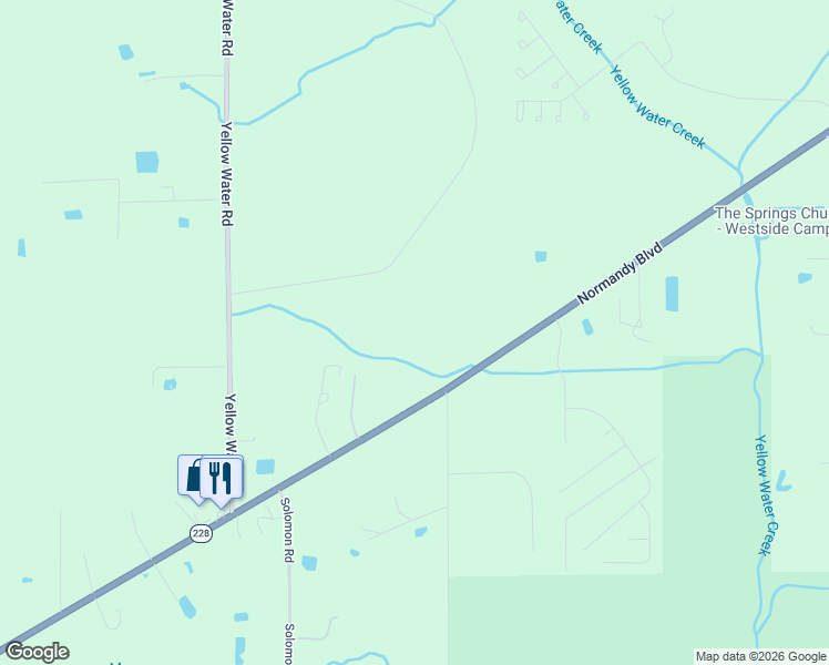 map of restaurants, bars, coffee shops, grocery stores, and more near 14535 Normandy Boulevard in Jacksonville