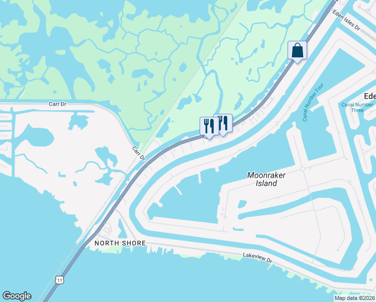 map of restaurants, bars, coffee shops, grocery stores, and more near 4833 Pontchartrain Drive in Slidell