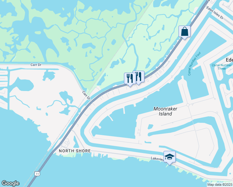 map of restaurants, bars, coffee shops, grocery stores, and more near 4833 Pontchartrain Drive in Slidell