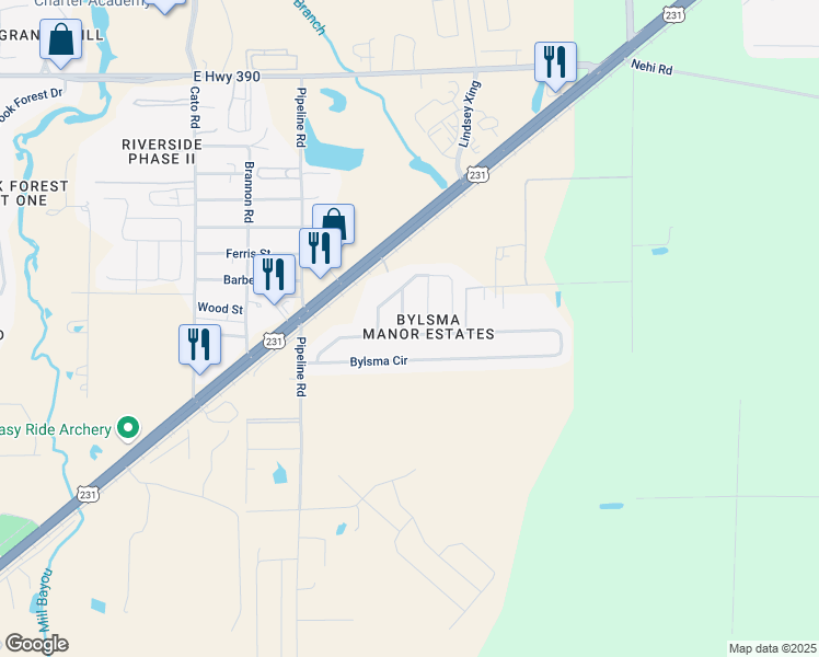map of restaurants, bars, coffee shops, grocery stores, and more near 4205 Albert Way in Panama City