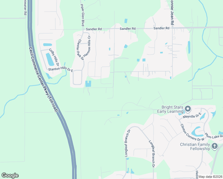 map of restaurants, bars, coffee shops, grocery stores, and more near 10460 Alvin Road in Jacksonville