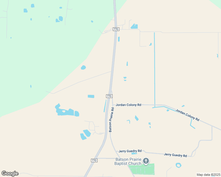 map of restaurants, bars, coffee shops, grocery stores, and more near Highway 770 in Batson