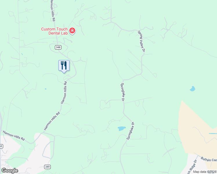 map of restaurants, bars, coffee shops, grocery stores, and more near 1601 Springlake Drive in Dripping Springs