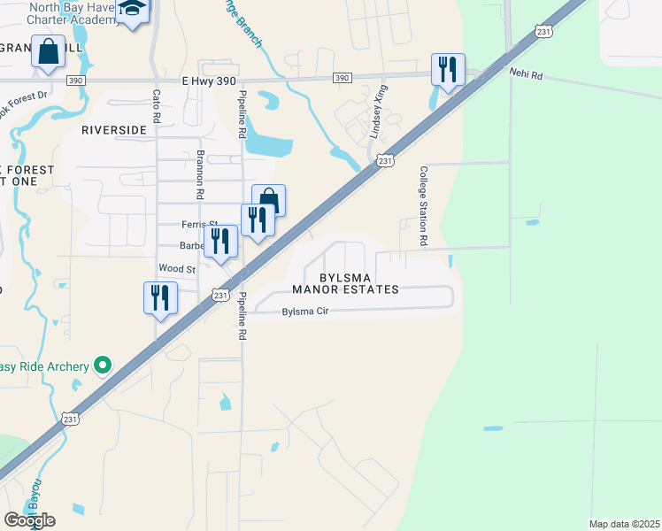 map of restaurants, bars, coffee shops, grocery stores, and more near 4210 Albert Way in Panama City