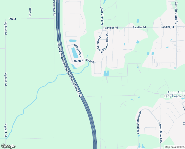 map of restaurants, bars, coffee shops, grocery stores, and more near 6753 Chester Park Cr in Jacksonville