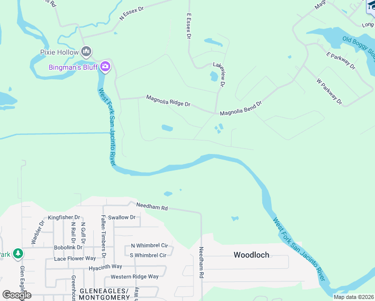 map of restaurants, bars, coffee shops, grocery stores, and more near 10936 Redbud Drive in Conroe