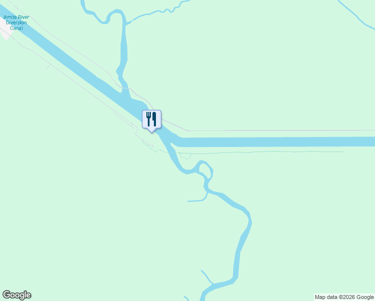 map of restaurants, bars, coffee shops, grocery stores, and more near 20878 Diversion Canal Road in Saint Amant